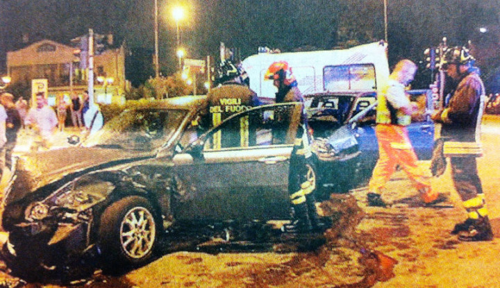 Incidente stradale a Robbiate avvenuto il 20 luglio 2012.