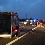 incidente stradale A4 trezzo 100909 5 feriti